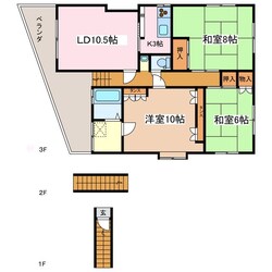 県の森戸建の物件間取画像